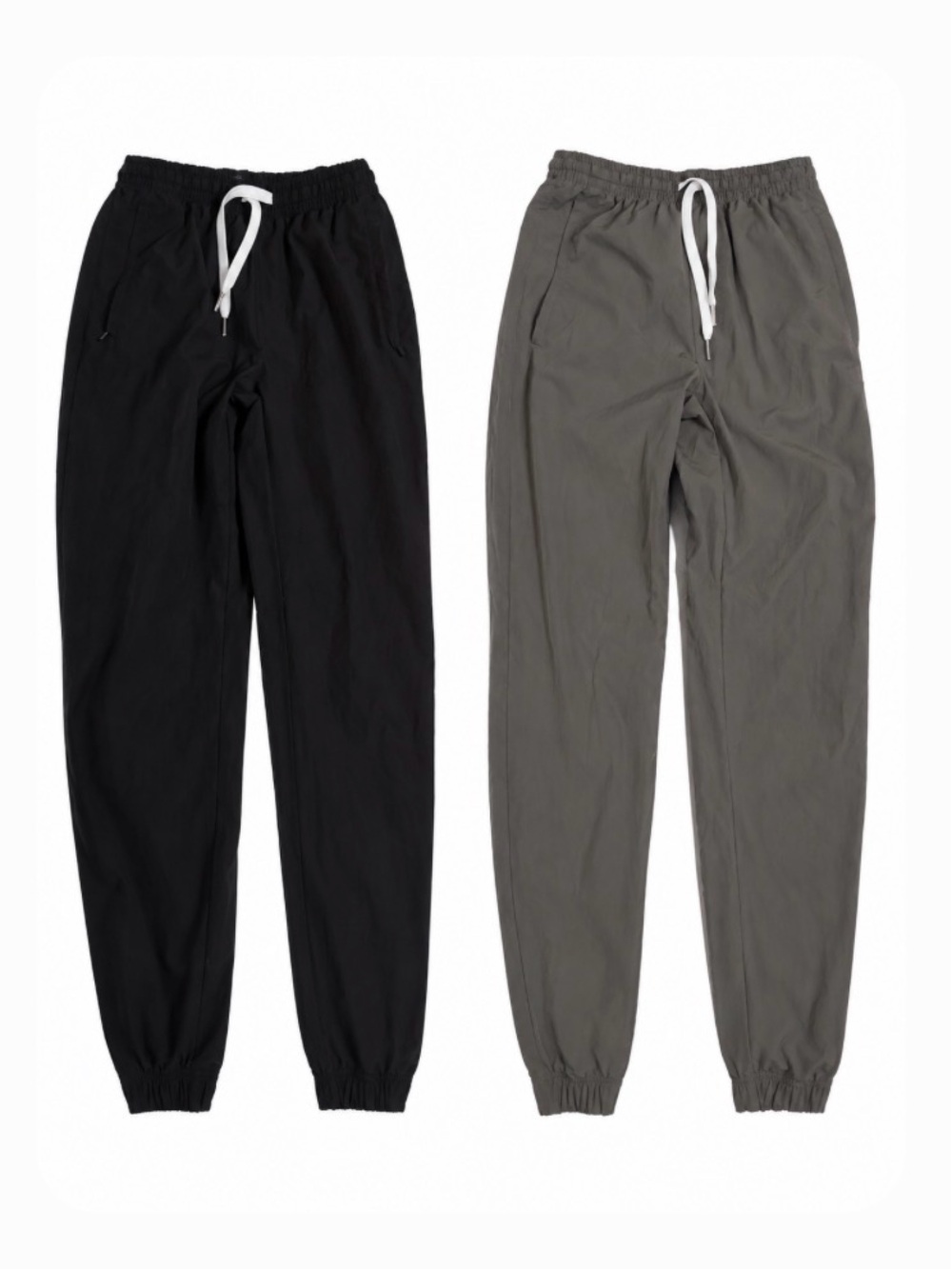 Men's Jogger Athletic Pants in Black and Gray - Classic Comfort
